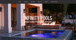 Desktop Screenshot of infinitypoolandspa.com